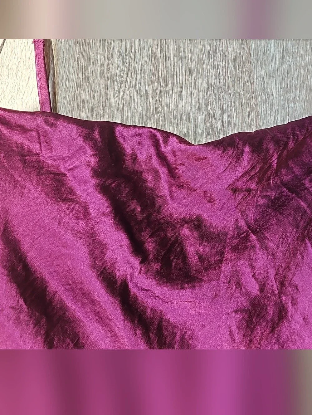 Aritzia Babaton Model Satin Cowl Neck Mini Dress Grapevine Purple Burgundy S - Picture 4 of 7